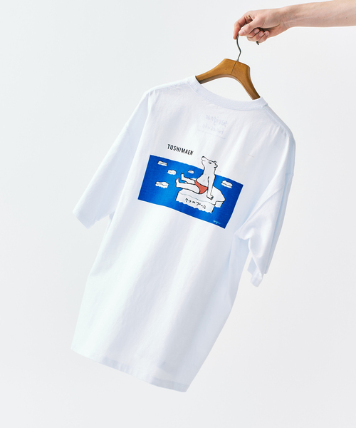 Savignac（サヴィニャック）の「SAVIGNAC サヴィニャック 別注 French Company プリントTシャツ 2（Tシャツ/カットソー・メンズ・ブラック系その他/ホワイト/ブラック/グリーン/ブルー/イエロー/レッド/パープル・X-LARGE/LARGE/MEDIUM）」の2枚目の写真