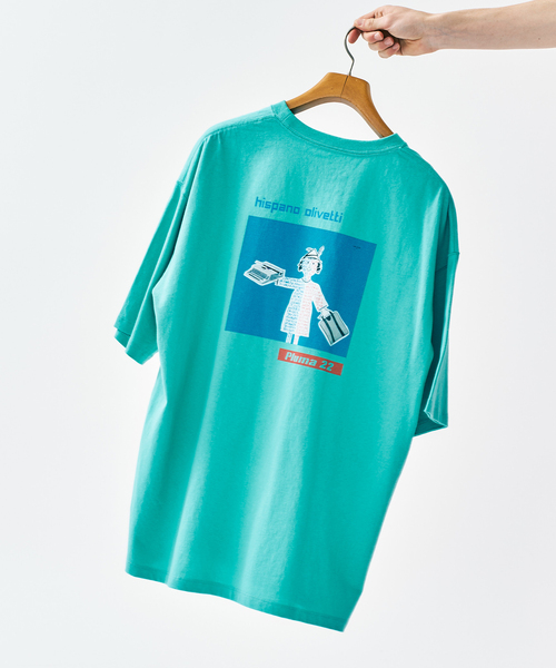 Savignac（サヴィニャック）の「SAVIGNAC サヴィニャック 別注 French Company プリントTシャツ 2（Tシャツ/カットソー・メンズ・ブラック系その他/ホワイト/ブラック/グリーン/ブルー/イエロー/レッド/パープル・X-LARGE/LARGE/MEDIUM）」の5枚目の写真