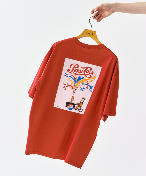 Savignac（サヴィニャック）の「SAVIGNAC サヴィニャック 別注 French Company プリントTシャツ 2（Tシャツ/カットソー・メンズ・ブラック系その他/ホワイト/ブラック/グリーン/ブルー/イエロー/レッド/パープル・X-LARGE/LARGE/MEDIUM）」の9枚目の写真