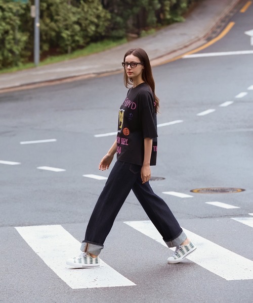 FLY NEW YORK(フライニューヨーク)の「フライニューヨークグレビスタ ウーマン スニーカー(パターンブルー)(スニーカー・レディース・ブルーグリーン・23.0cm/23.5㎝/24.0cm/24.5cm/25.0cm)」の9枚目の写真