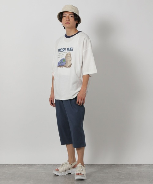 LAKOLE（ラコレ）の「リネンMIXテーパード7分丈パンツ / 450914（その他パンツ・メンズ・ブラック/カーキ/ベージュ/ネイビー・SMALL/MEDIUM/LARGE/X-LARGE）」の11枚目の写真