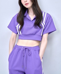 Nora Lily（ノラリリー）の「【Nora Lily】Shift Line Track Short Skipper（ポロシャツ）」