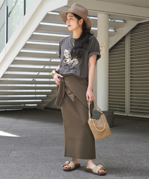 AP STUDIO(エーピーストゥディオ)の「【GOOD ROCK SPEED / グッドロックスピード】別注イーグルダメージTシャツ(Tシャツ/カットソー・レディース・ブラウン/ブラック系その他・FREE)」の10枚目の写真
