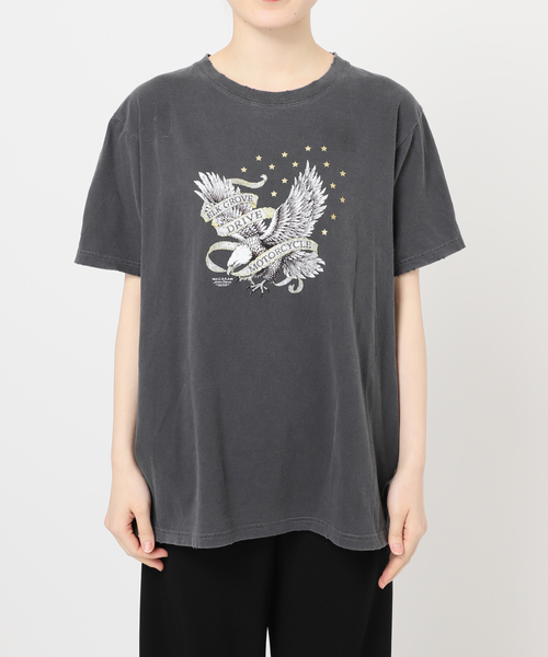 AP STUDIO(エーピーストゥディオ)の「【GOOD ROCK SPEED / グッドロックスピード】別注イーグルダメージTシャツ(Tシャツ/カットソー・レディース・ブラウン/ブラック系その他・FREE)」の21枚目の写真