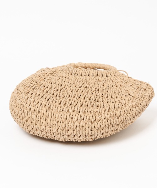 mysty woman（ミスティウーマン）の「ラウンドザツザイBAG　498590（かごバッグ・レディース・ブラウン/ナチュラル・FREE）」の12枚目の写真