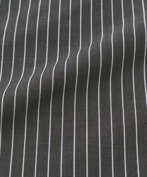 VIS（ビス）の「【防シワ】ラメミックスオフショルダー風ストライプシャツ（シャツ/ブラウス・レディース・ホワイト系その他/ブラウン系その他/ブルー系その他4/ライトグレー・FREE）」の18枚目の写真