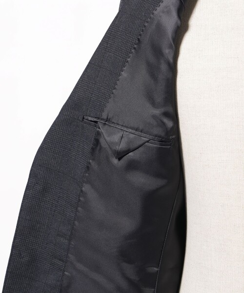 BEAMS HEART（ビームスハート）の「グレンプレイド ネイビー スーツ（セットアイテム）（スーツセット・メンズ・ネイビー・SMALL/MEDIUM/LARGE/X-LARGE）」の9枚目の写真