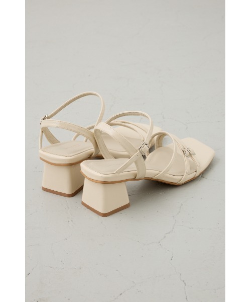 AZUL by moussy（アズールバイマウジー）の「ナローベルトバックルサンダル（サンダル・レディース・レッド/アイボリー/ブラック/ブラウン系その他・SMALL/MEDIUM/LARGE）」の9枚目の写真