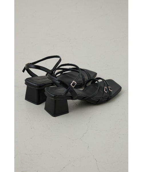 AZUL by moussy（アズールバイマウジー）の「ナローベルトバックルサンダル（サンダル・レディース・レッド/アイボリー/ブラック/ブラウン系その他・SMALL/MEDIUM/LARGE）」の18枚目の写真