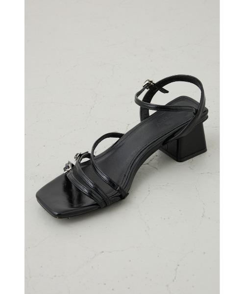 AZUL by moussy（アズールバイマウジー）の「ナローベルトバックルサンダル（サンダル・レディース・レッド/アイボリー/ブラック/ブラウン系その他・SMALL/MEDIUM/LARGE）」の22枚目の写真