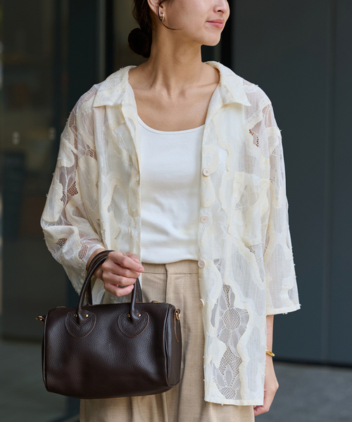 ≪追加≫ESTHE OVERSIZED SHEER LACE シャツ 2（シャツ/ブラウス