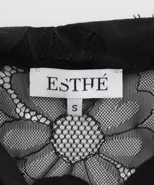 ≪追加≫ESTHE OVERSIZED SHEER LACE シャツ 2（シャツ/ブラウス