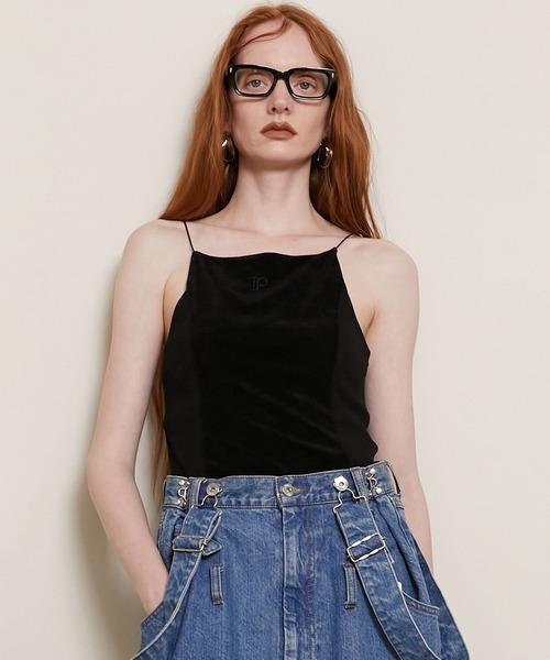 カップ付きパイルキャミ / Pile Camisole With Cup