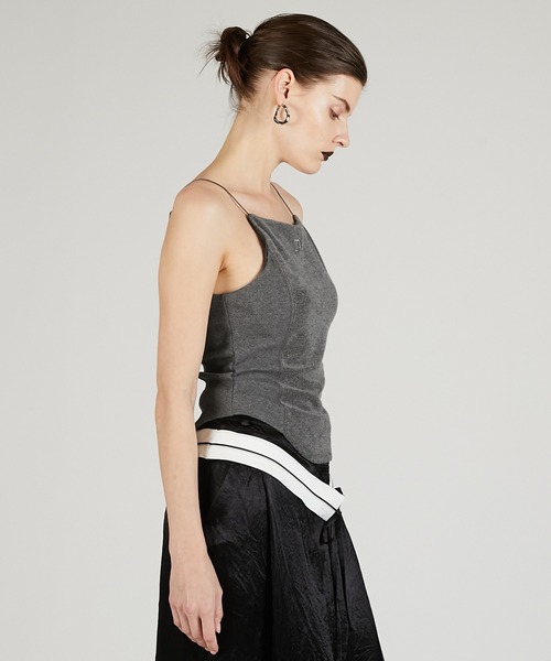 PRANK PROJECT（プランクプロジェクト）の「カップ付きパイルキャミ / Pile Camisole With Cup（キャミソール・レディース・ブラック/グレー/イエロー・FREE）」の13枚目の写真