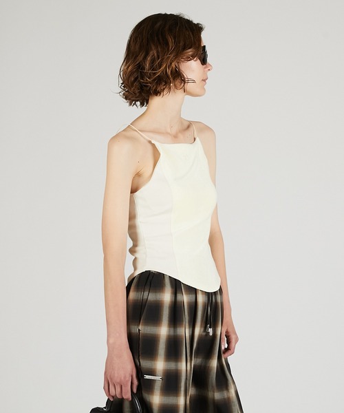 PRANK PROJECT（プランクプロジェクト）の「カップ付きパイルキャミ / Pile Camisole With Cup（キャミソール・レディース・ブラック/グレー/イエロー・FREE）」の9枚目の写真