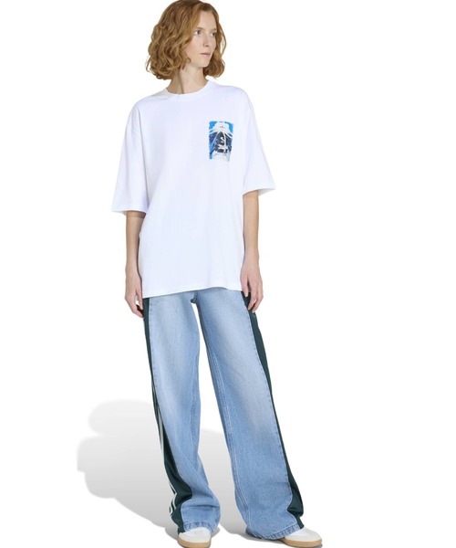 adidas ATHLETIC DEPT DENIM FIREBIRD PANTS / アディダス