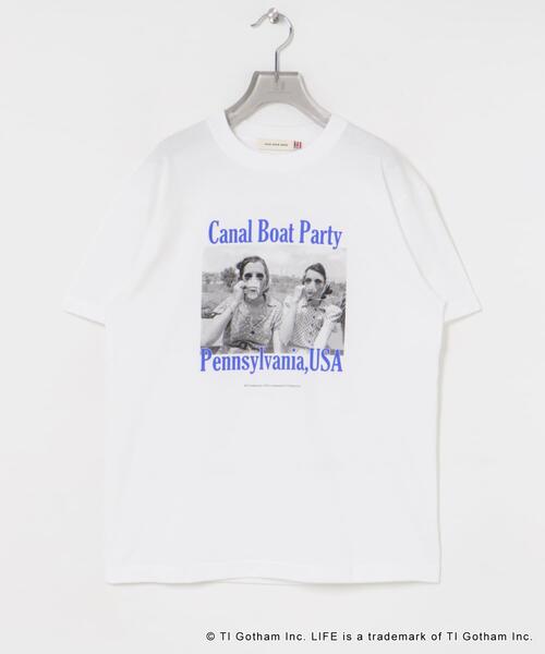 GOOD ROCK SPEED（グッドロックスピード）の「『別注』GOOD ROCK SPEED×UR　Canal Boat Party（Tシャツ/カットソー・レディース・ホワイト・FREE）」の5枚目の写真