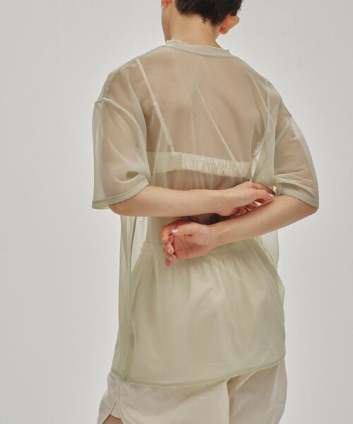 TODAYFUL/トゥデイフル】Halfsleeve Sheer T-shirts/ハーフ