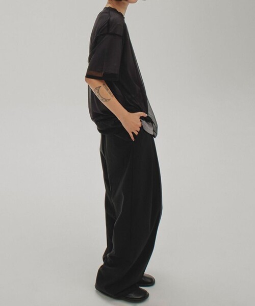 TODAYFUL/トゥデイフル】Halfsleeve Sheer T-shirts/ハーフ