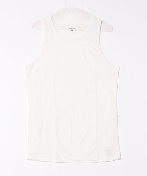 NUMBER (N)INE(ナンバーナイン)の「【NUMBER(N)INE/ナンバーナイン】2 PACK SET RIB TANK TOP /2枚セット/無地/シンプル/タンクトップ(タンクトップ・メンズ・グレー/ブラック/ホワイト・M/L/XL)」の4枚目の写真