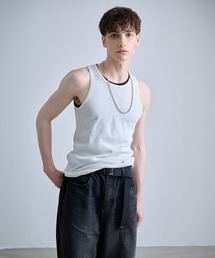 NUMBER (N)INE(io[iC)́yNUMBER(N)INE/io[iCz2 PACK SET RIB TANK TOP / 2 pbN Zbg Rbg u ^Ngbv(^Ngbv)