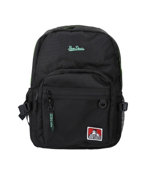 BEN DAVIS(ベンデイビス)の「BEN DAVIS ベンデイビス MIRROR XL DAYPACK(バックパック/リュック・レディース・ブラック×グリーン/ブラック×ホワイト・FREE)」の1枚目の写真
