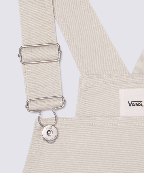 VANS（バンズ）の「ウィメンズ ショートオーバーオールドレス（サロペット/オーバーオール・レディース・チャコールグレー/ベージュ・SMALL/MEDIUM/LARGE/X-SMALL/X-LARGE）」の8枚目の写真