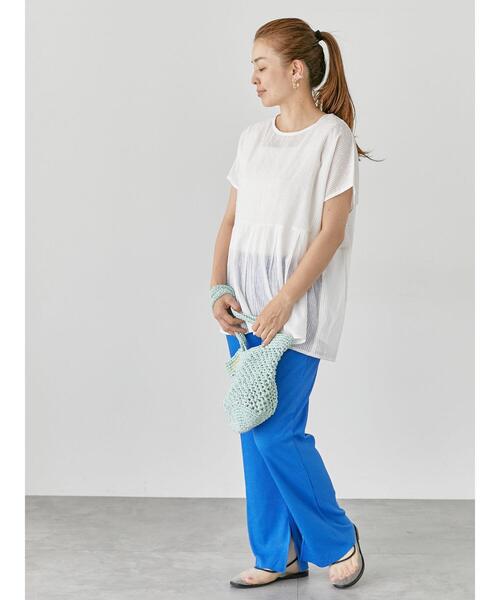 Lugnoncure（ルノンキュール）の「【INDIA made】ドットストライプブラウス（シャツ/ブラウス・レディース・オフホワイト/ブラック・F）」の12枚目の写真