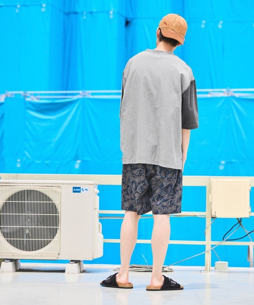 niko and...（ニコアンド）の「ペイズリープリントショーツ（その他パンツ・メンズ・ネイビー/カーキ・LARGE/MEDIUM）」の4枚目の写真