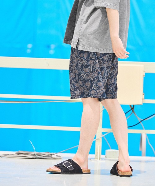 niko and...（ニコアンド）の「ペイズリープリントショーツ（その他パンツ・メンズ・ネイビー/カーキ・LARGE/MEDIUM）」の7枚目の写真