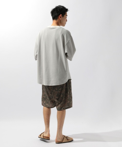 niko and...（ニコアンド）の「ペイズリープリントショーツ（その他パンツ・メンズ・ネイビー/カーキ・LARGE/MEDIUM）」の10枚目の写真