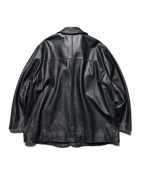 uniform experiment(ユニフォームエクスペリメント)の「LEATHER CAR COAT(ブルゾン・メンズ・ブラック・2/3/1/4/5)」の5枚目の写真