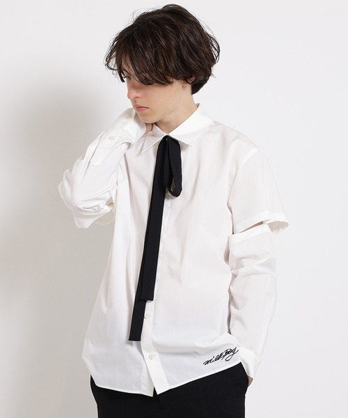 MILKBOY(ミルクボーイ)の「ADJUST SLEEVE シャツ(シャツ/ブラウス・レディース・A/B/C・FREE)」の2枚目の写真