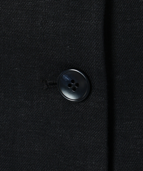 SLOBE IENA(スローブイエナ)の「リネン混スクエアジレ(ベスト・レディース・キャメル/ブラック・FREE)」の3枚目の写真