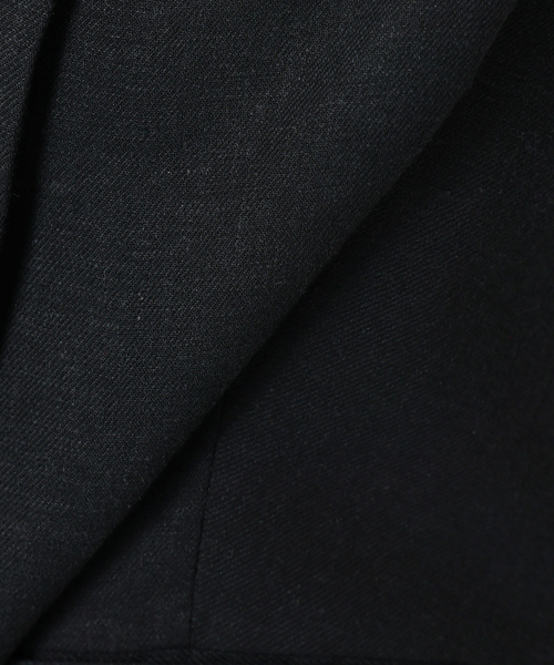 SLOBE IENA(スローブイエナ)の「リネン混スクエアジレ(ベスト・レディース・キャメル/ブラック・FREE)」の4枚目の写真