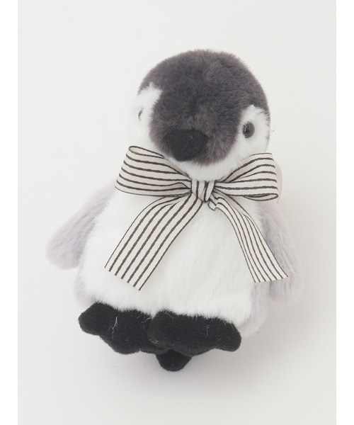 期間限定出品、新品タグつき、ピンクハウスペンギンコサージュ ねこと子ペンギンぬいぐるみコサージュ（ブローチ/コサージュ