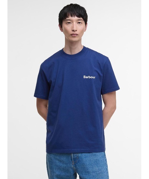Barbour(バブアー)の「Bowery ワンポイント ロゴ Tシャツ(Tシャツ/カットソー・メンズ・ブラック/ライトブルー/ホワイト・36/38/40/42/34)」の5枚目の写真