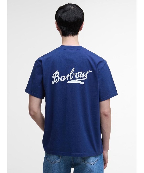 Barbour(バブアー)の「Bowery ワンポイント ロゴ Tシャツ(Tシャツ/カットソー・メンズ・ブラック/ライトブルー/ホワイト・36/38/40/42/34)」の6枚目の写真