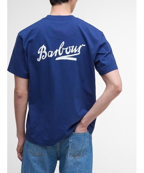 Barbour(バブアー)の「Bowery ワンポイント ロゴ Tシャツ(Tシャツ/カットソー・メンズ・ブラック/ライトブルー/ホワイト・36/38/40/42/34)」の8枚目の写真
