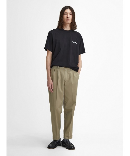 Barbour(バブアー)の「Bowery ワンポイント ロゴ Tシャツ(Tシャツ/カットソー・メンズ・ブラック/ライトブルー/ホワイト・36/38/40/42/34)」の9枚目の写真