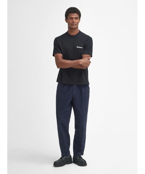 Barbour(バブアー)の「Bowery ワンポイント ロゴ Tシャツ(Tシャツ/カットソー・メンズ・ブラック/ライトブルー/ホワイト・36/38/40/42/34)」の14枚目の写真