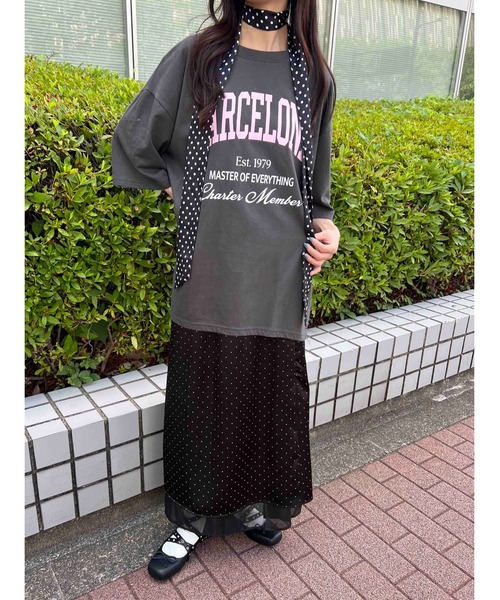 WC（ダブル シー）の「ドットマルチロングスカーフ（バンダナ/スカーフ・レディース・ホワイト/ブラック・FREE）」の9枚目の写真