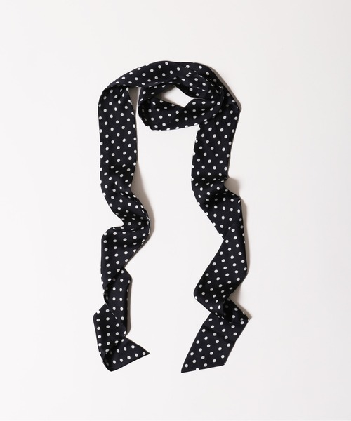 WC（ダブル シー）の「ドットマルチロングスカーフ（バンダナ/スカーフ・レディース・ホワイト/ブラック・FREE）」の12枚目の写真