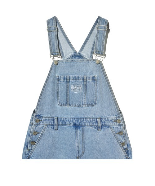 MARITHE + FRANCOIS GIRBAUD(マリテフランソワジルボー)の「W DENIM OVERALL SKIRT(サロペット/オーバーオール・レディース・オートミール/ブルー・フリー)」の10枚目の写真