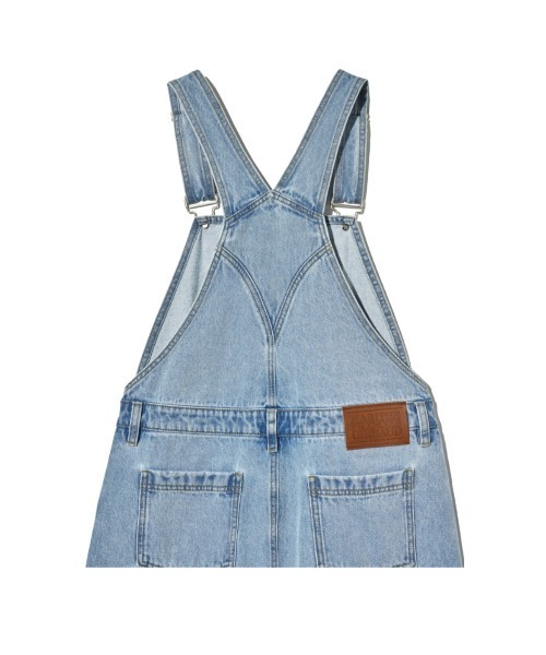 MARITHE + FRANCOIS GIRBAUD(マリテフランソワジルボー)の「W DENIM OVERALL SKIRT(サロペット/オーバーオール・レディース・オートミール/ブルー・フリー)」の11枚目の写真