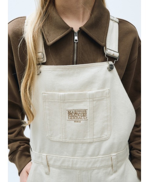 MARITHE + FRANCOIS GIRBAUD(マリテフランソワジルボー)の「W DENIM OVERALL SKIRT(サロペット/オーバーオール・レディース・オートミール/ブルー・フリー)」の14枚目の写真