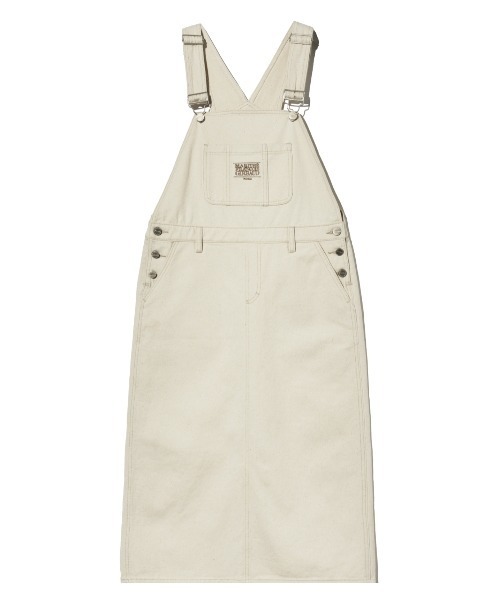 MARITHE + FRANCOIS GIRBAUD(マリテフランソワジルボー)の「W DENIM OVERALL SKIRT(サロペット/オーバーオール・レディース・オートミール/ブルー・フリー)」の15枚目の写真
