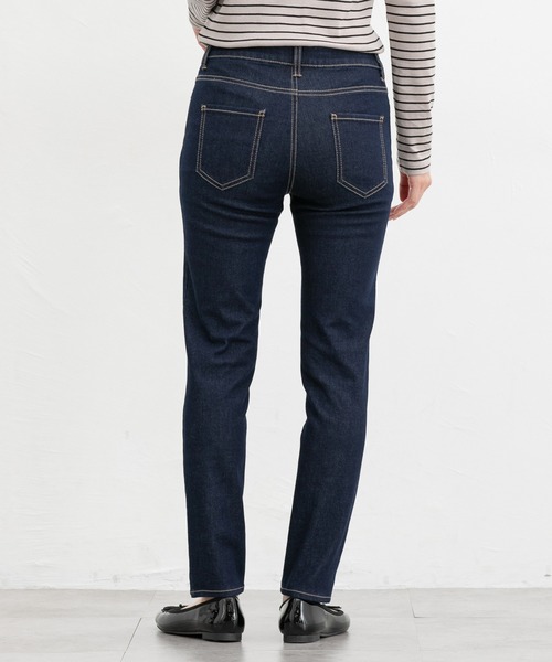 Honeys（ハニーズ）の「スリムデニムスキニー（股下６９ｃｍ）（デニムパンツ・レディース・ブラック/ワンウォッシュ/ライトインディゴブルー・SS/S/M/LL/L/3L）」の21枚目の写真