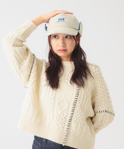 HELLY HANSEN（ヘリーハンセン）の「HELLY HANSEN / TSC フリース CAP（キャップ・レディース・ブラウン系その他2/ブルー系その他2・ONE SIZE）」の2枚目の写真
