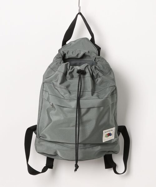 FRUIT OF THE LOOM(フルーツオブザルーム)の「【FRUIT OF THE LOOM】FTL COLOR PURSE BACKPACK / バックパック / 巾着(バックパック/リュック・メンズ・ブラック/カーキ/ピンク/ベージュ/グレー・FREE)」の3枚目の写真
